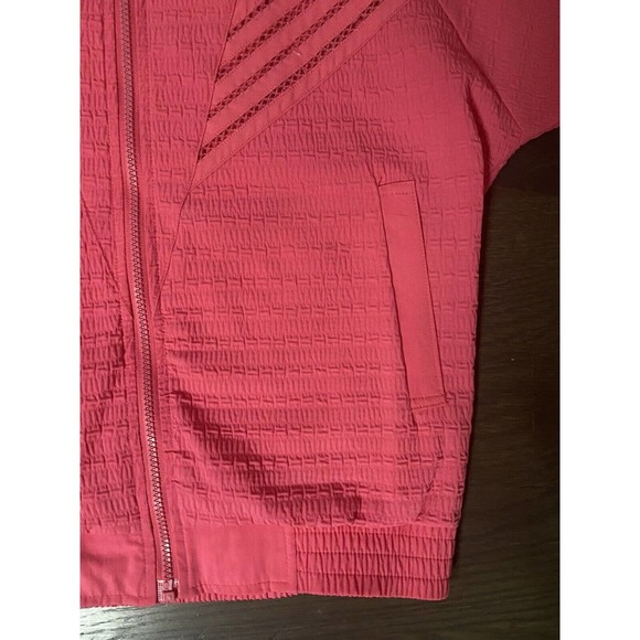 Great Cavalier Bomber Pink Lightweight Textured Jacket~S ~ Vintage Rare - Picture 5 of 7